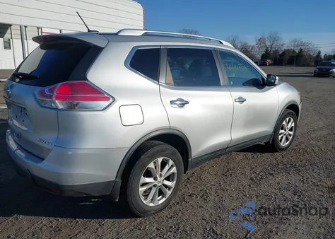 2015 Nissan Rogue Sv из США, поврежденный, VIN KNMAT2MV2FP519645